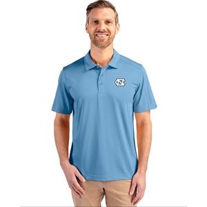 North Carolina Tar Heels Cutter & Buck Mens‎ Blue Short Sleeve Polo
